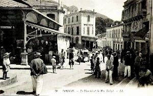 2573- Bougie - Marche et la rue Trezel